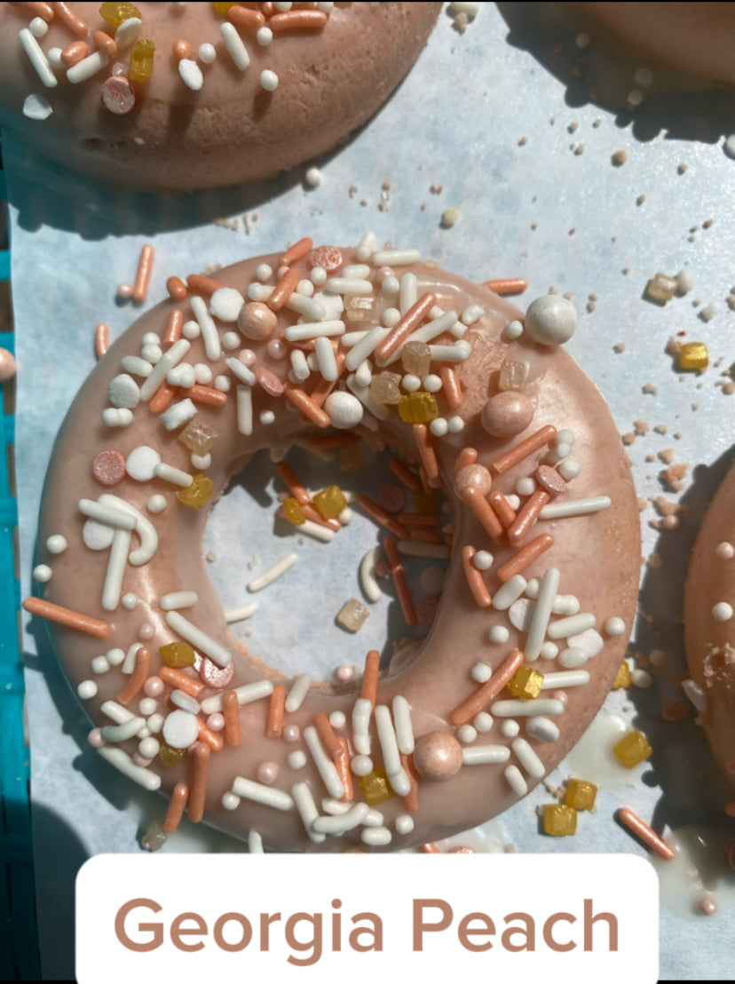 Georgia Peach Donut Bath Bomb | Southern Scented