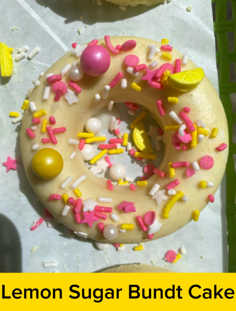 Lemon Sugar Bundt Cake Bath Bomb | Zesty & Sweet
