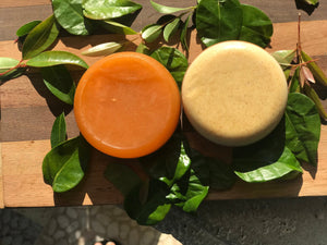 Hello Sunshine Lemongrass Buttermilk Honey Turmeric Carrot Powder Facial Soap Bar