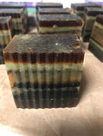 Uplift African Black Soap Activated Charcoal Turmeric Powder Poppy Seeds Lemon Citrus Well-Being Essential Soap Bar